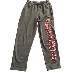 Vtg WSU Washington State Cougars Jansport Sweatpants Gray Logo Embroidered SMALL